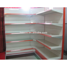 Supermarket corner shelf unit,corner display shelf,corner metal shelving